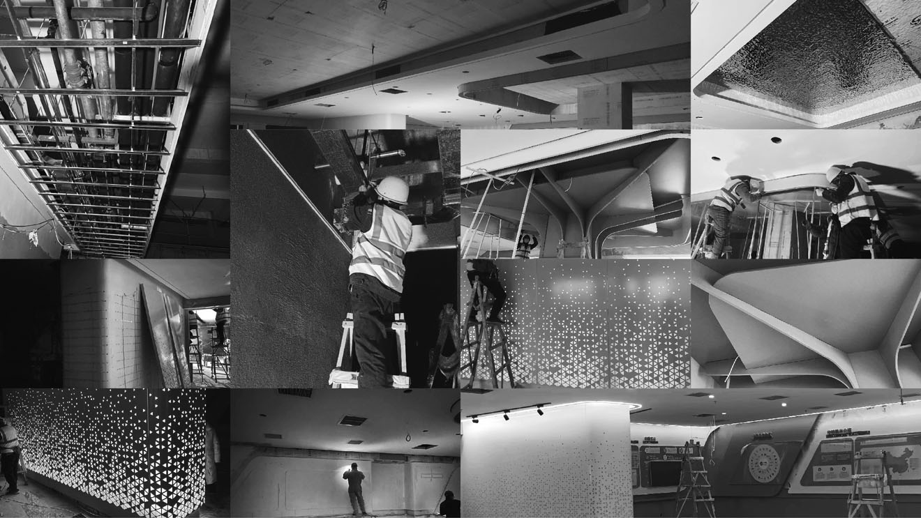 中糧面業（濰坊）公司企業展廳設計施工